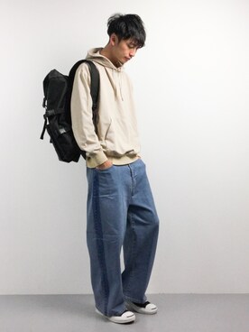 「L.H.P（エルエイチピー）のアイテム（バッグ）」を使った、RENさん（メンズ・176cm）の春コーディネート