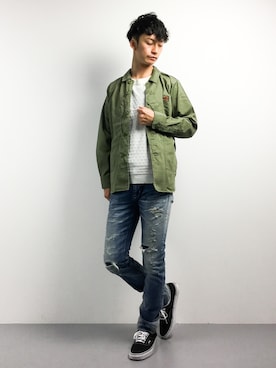 RENさん（メンズ・176cm）の春コーディネート