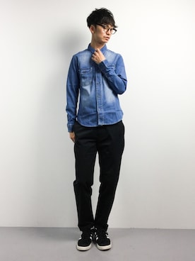 RENさん（メンズ・176cm）の春コーディネート