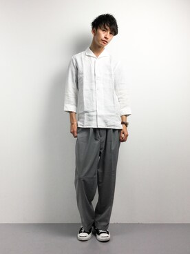 RENさん(メンズ・176cm)の春コーディネート