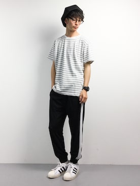 「DETAILS（ディテールズ）のアイテム」を使った、RENさん（メンズ・176cm）の春コーディネート