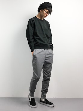 「Burner（バーナー）のアイテム」を使った、RENさん（メンズ・176cm）の春コーディネート
