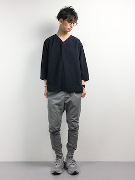 「Burner（バーナー）のアイテム」を使った、RENさん（メンズ・176cm）の春コーディネート