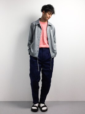 RENさん（メンズ・176cm）の春コーディネート