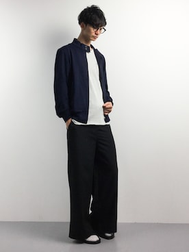 「unrelaxing（アンリラクシング）のアイテム」を使った、RENさん（メンズ・176cm）の春コーディネート