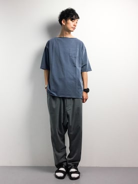 「Burner（バーナー）のアイテム」を使った、RENさん（メンズ・176cm）の春コーディネート