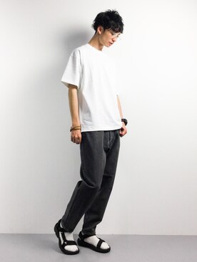 「FREAK'S STORE（フリークスストア）のアイテム（シューズ）」を使った、RENさん（メンズ・176cm）の春コーディネート