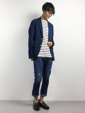 RENさん（メンズ・176cm）の春コーディネート