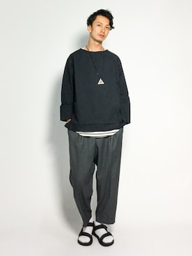 「JUNRED（ジュンレッド）のアイテム（タンクトップ）」を使った、RENさん（メンズ・176cm）の夏コーディネート