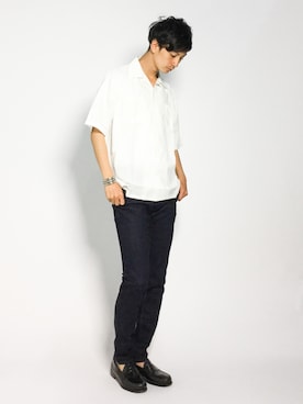 「THE TWENTYSEVEN（ザ トゥエンティーセブン）のアイテム」を使った、RENさん（メンズ・176cm）の夏コーディネート