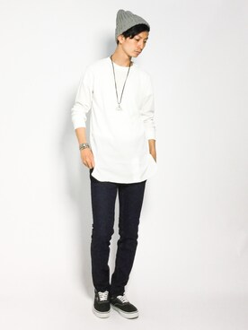 「THE TWENTYSEVEN（ザ トゥエンティーセブン）のアイテム」を使った、RENさん（メンズ・176cm）の夏コーディネート