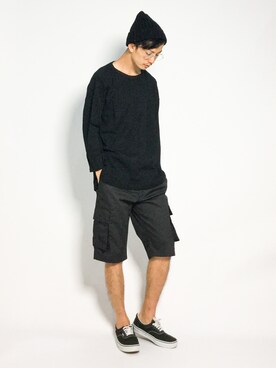 「REPIDO（リピード）のアイテム」を使った、RENさん（メンズ・176cm）の夏コーディネート