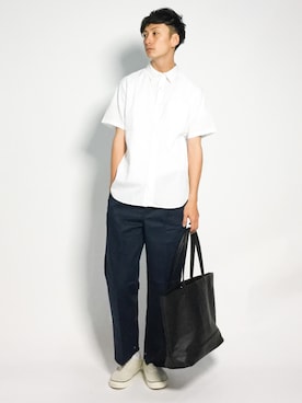 「L.H.P（エルエイチピー）のアイテム（バッグ）」を使った、RENさん（メンズ・176cm）の夏コーディネート