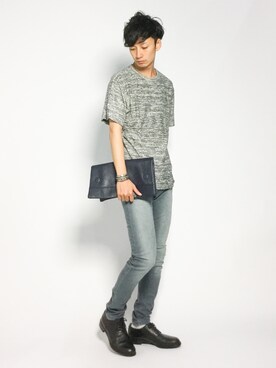 「SCOTCH&SODA（スコッチアンドソーダ）のアイテム（パンツ）」を使った、RENさん（メンズ・176cm）の夏コーディネート