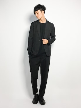 「THE CASUAL（カジュアル）のアイテム（テーラードジャケット）」を使った、RENさん（メンズ・176cm）の秋コーディネート