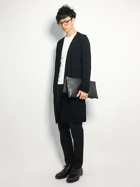 「ロングカーディガン」｜RENさん（メンズ・176cm・20代）の秋コーディネート