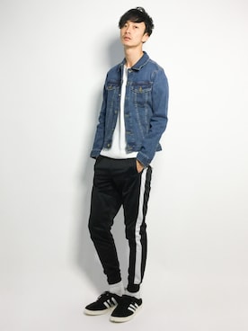 「WEGO（ウィゴー）のアイテム（デニムジャケット）」を使った、RENさん（メンズ・176cm）の秋コーディネート