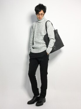 「jiggys shop（ジギーズショップ）のアイテム（トップス）」を使った、RENさん（メンズ・176cm・20代）の秋コーディネート