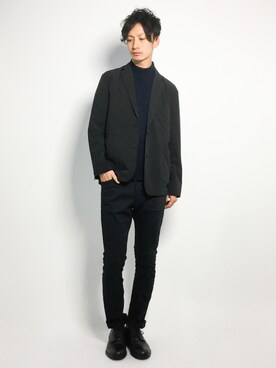 「URBAN RESEARCH（アーバンリサーチ）のアイテム（テーラードジャケット）」を使った、RENさん（メンズ・176cm）の秋コーディネート