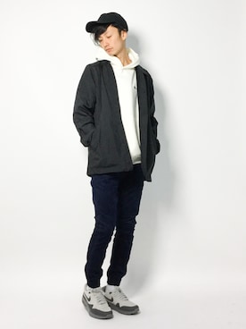 「NIKE（ナイキ）のアイテム（ブルゾン）」を使った、RENさん（メンズ・176cm）の秋コーディネート