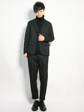 「INASTUDIOS（イーナストゥディオス）のアイテム」を使った、RENさん（メンズ・176cm）の秋コーディネート