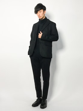「jiggys shop（ジギーズショップ）のアイテム（テーラードジャケット）」を使った、RENさん（メンズ・176cm）の秋コーディネート