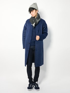 「jiggys shop（ジギーズショップ）のアイテム（トップス）」を使った、RENさん（メンズ・176cm・20代）の秋コーディネート