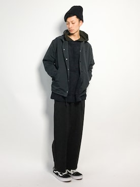 「Champion（チャンピオン）のアイテム（ブルゾン）」を使った、RENさん（メンズ・176cm）の秋コーディネート