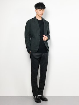 「INASTUDIOS（イーナストゥディオス）のアイテム」を使った、RENさん（メンズ・176cm）の秋コーディネート