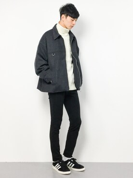 RENさん（メンズ・176cm）の冬コーディネート
