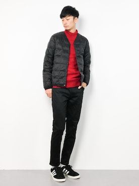 「L.H.P（エルエイチピー）のアイテム（ニット/セーター）」を使った、RENさん（メンズ・176cm）の冬コーディネート