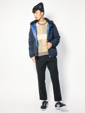 RENさん（メンズ・176cm）の冬コーディネート