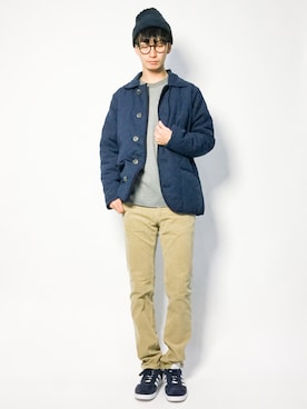 「SEVENDAYS=SUNDAY（セブンデイズサンデイ）のアイテム（ジャケット/アウター）」を使った、RENさん（メンズ・176cm）の冬コーディネート