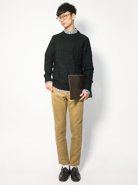 RENさん（メンズ・176cm）の冬コーディネート