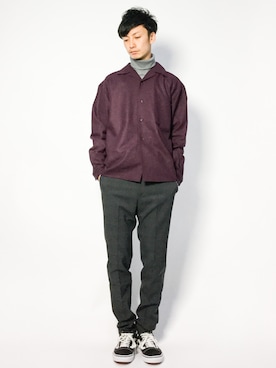 RENさん（メンズ・176cm）の冬コーディネート