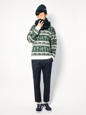 RENさん（メンズ・176cm）の冬コーディネート