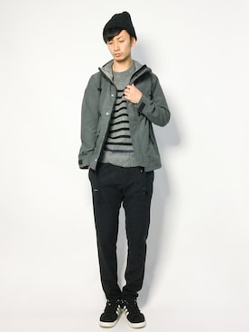 RENさん（メンズ・176cm）の冬コーディネート