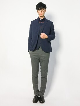 RENさん（メンズ・176cm）の冬コーディネート