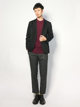 RENさん（メンズ・176cm）の冬コーディネート