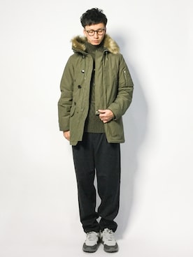 「jiggys shop（ジギーズショップ）のアイテム（トップス）」を使った、RENさん（メンズ・176cm・20代）の冬コーディネート