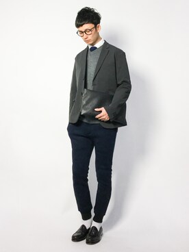 RENさん（メンズ・176cm）の冬コーディネート