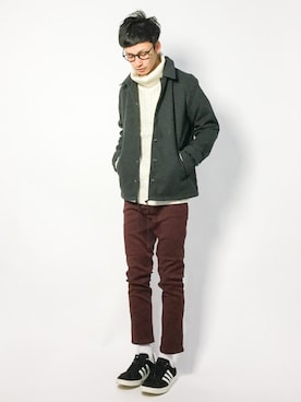 RENさん（メンズ・176cm）の冬コーディネート