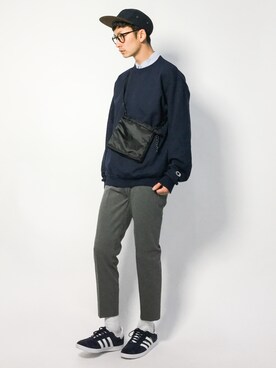 RENさん（メンズ・176cm）の冬コーディネート