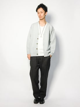「SABLE CLUTCH（セーブルクラッチ）のアイテム」を使った、RENさん（メンズ・176cm）の冬コーディネート