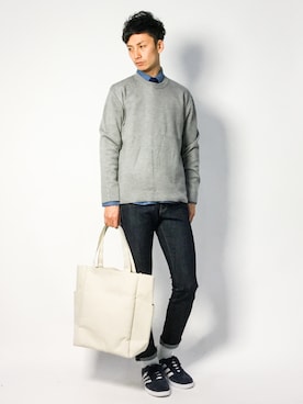 RENさん（メンズ・176cm）の春コーディネート