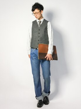 RENさん(メンズ・176cm)の春コーディネート