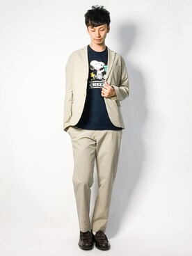 RENさん（メンズ・176cm）の春コーディネート