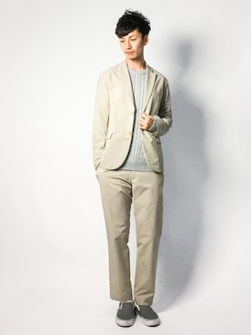 RENさん（メンズ・176cm）の春コーディネート