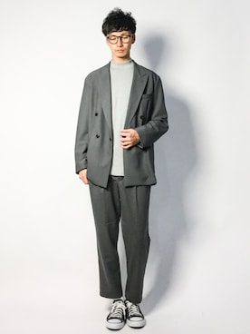 RENさん（メンズ・176cm）の春コーディネート