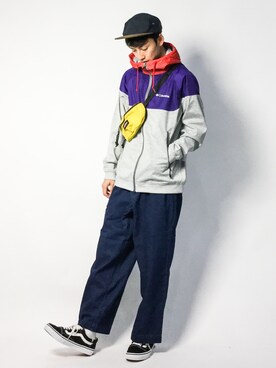 「FREAK'S STORE（フリークスストア）のアイテム（バッグ）」を使った、RENさん（メンズ・176cm）の春コーディネート